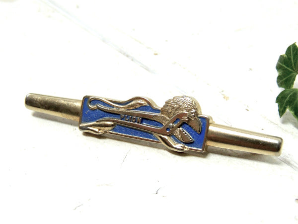 PLION TOOLS 1950s・ロゴ&レンチモチーフ 工具型・ヴィンテージ・アドバタイジング・タイピン キャラクター