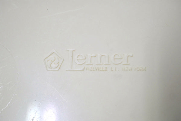 Lerner 素敵なエンボス模様・2段式・ヴィンテージ・ジュエリーケース 宝石箱 卓上チェスト US