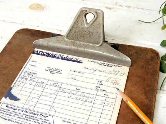 Buill・ロサンゼルス ヴィンテージ・クリップボード・バインダー・工業系・オフィス&文房具