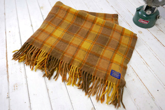 PENDLETON ペンドルトン ウール100% 70's ヴィンテージ ブランケット ひざ掛け
