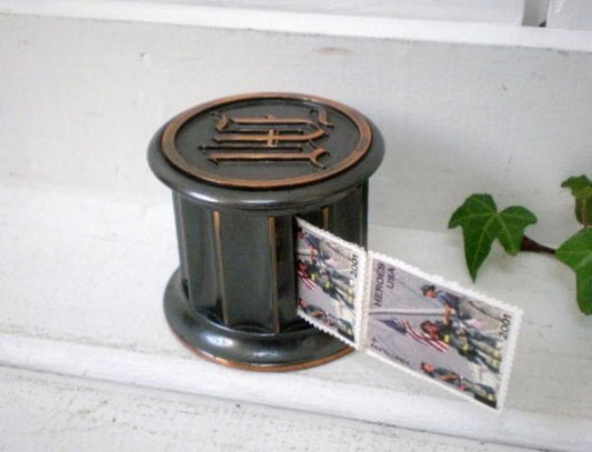 USA アイアン製・アンティーク・切手ホルダー