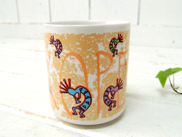 【KOKOPELLI】③ココペリ・ホピ族・インディアン・陶器製・ビンテージ・マグカップ
