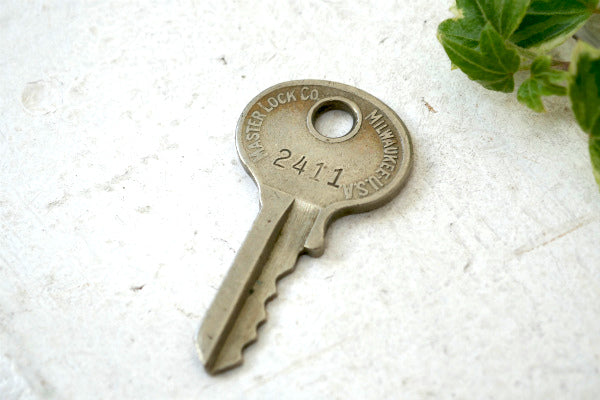 ライオン マスターロック 2411 Master USA・アメリカンビンテージ・キー・鍵・key