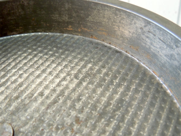 【OVENEX】ティン製・スライダー付き・アンティーク・パイ皿/パイプレート・USA・キッチン雑貨