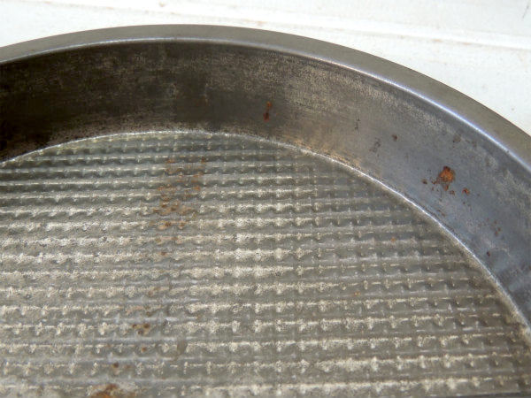 【OVENEX】ティン製・スライダー付き②アンティーク・パイ皿/パイプレート・USA・キッチン雑貨