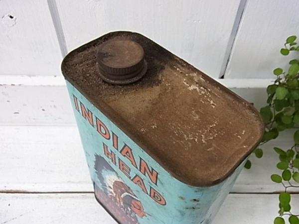 【INDIAN HEAD】インディアンヘッド・ヴィンテージ・ブレーキオイル缶 USA