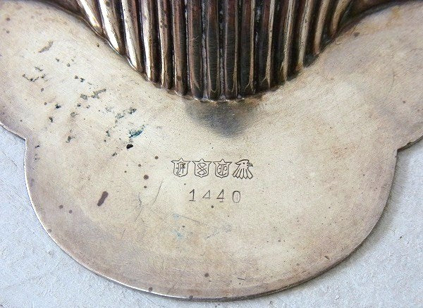 シェル型・脚付き・アンティーク・ソープディッシュ/キャンディトレイ USA