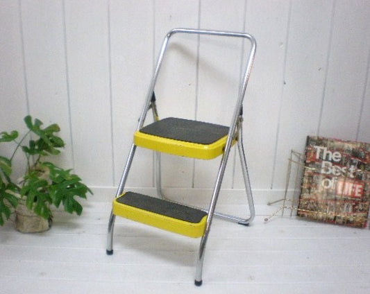 【COSCO/コスコ】イエロー・ヴィンテージ・ステップスツール/脚立 USA