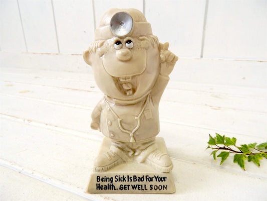 USA!ユニークなドクター・70’s・ヴィンテージ・メッセージドール/人形