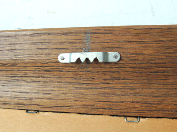 【CALIF】オーク素材・デッドストック・ヴィンテージ・木製×ガラス製・フォトフレーム/額縁