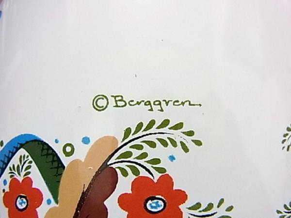 【BERGGREN】スウェーデン・花柄アンティーク・パーコレーター/コーヒーポット