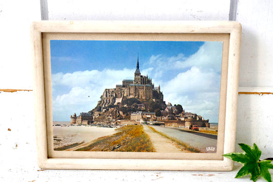 モンサンミッシェル フランス 修道院 ヴィンテージ・ポストカード ハガキ・絵葉書・印刷物