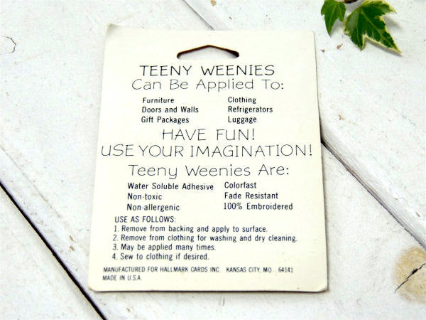 ホールマーク・1970s・亀・スマイル・笑顔・デッドストック・ヴィンテージ・ワッペン・刺繍・USA