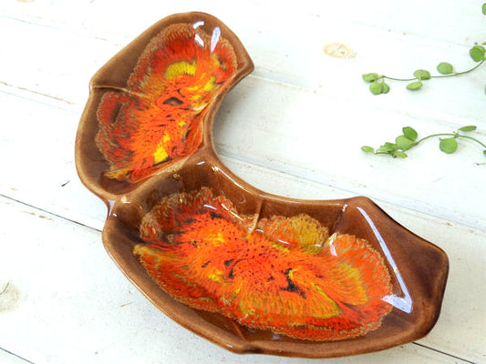 【ミッドセンチュリー・USA・陶器製・50’s~】セパレート・ヴィンテージ・容器・小物入れ