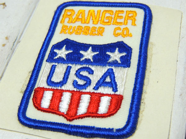 RANGER RUBBER CO ★★★・USA・ヴィンテージ・ワッペン・刺繍ワッペン
