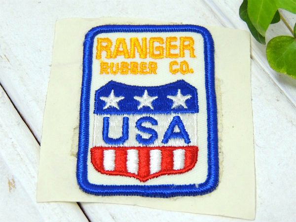 RANGER RUBBER CO ★★★・USA・ヴィンテージ・ワッペン・刺繍ワッペン