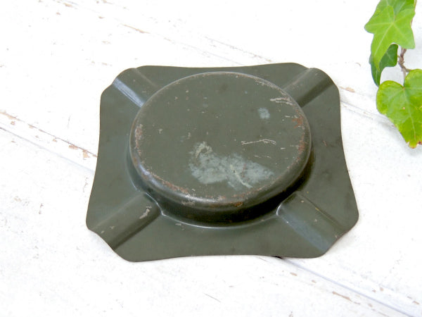 【MEXIA・TEXAS】1950~60年代頃・ゴールド×ブラック・ティン製・ヴィンテージ・灰皿