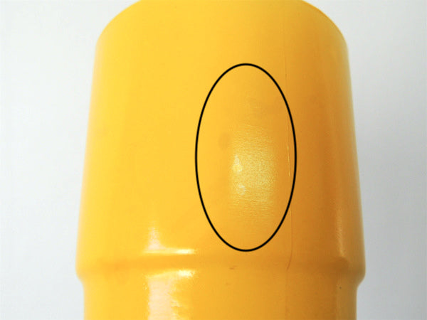 【FireKing】ファイヤーキング・イエロー色・スタッキング・マグカップ・Dハンドル USA