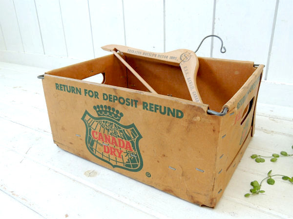 カナダドライ・CANADA DRY ビンテージ・ボトルケース・アドバタイジング・USA 収納