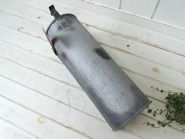 【U.S MAIL・USA】シルバーグレー・ブリキ製・ヴィンテージ・メールボックス・ポスト・郵便受け