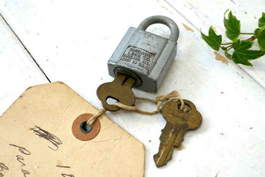 CHICAGO LOCK シカゴ KEY 南京錠 OLD ビンテージ USA パッドロック 鍵 2本