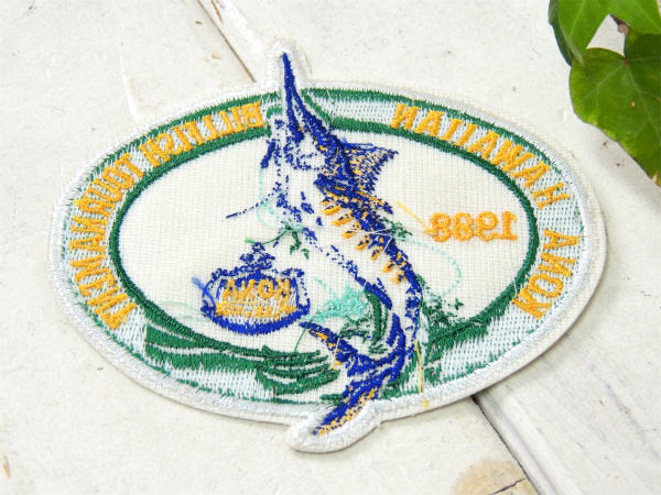 KONA・ハワイ・1988s 釣り カジキマグロ・フィッシング・デッドストック・ビンテージ・ワッペン