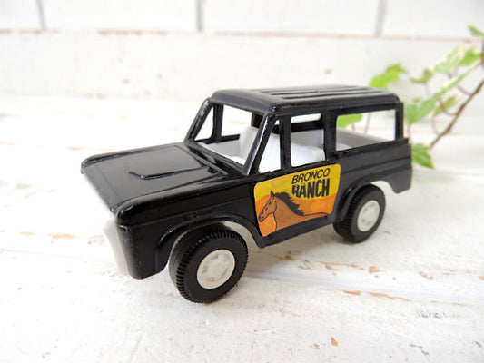 【TOOTSIE TOY・黒】トッツィートーイ・フォード・ブロンコ・ヴィンテージ・ミニカー/アメ車