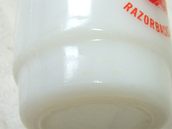 【Fire King】アーカンソーレイザーバックス・ファイヤーキング・マグカップ/スタッキングマグ