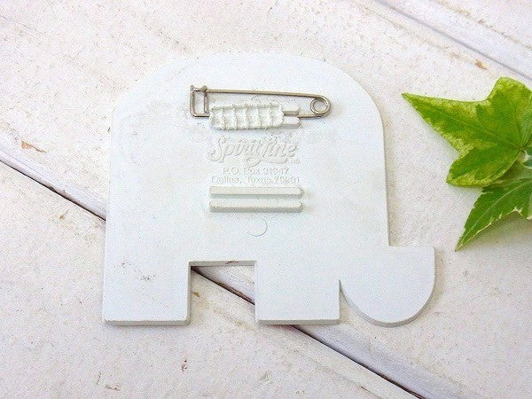 【★★★REAGAN BUS】elephant型 缶バッジ・USA