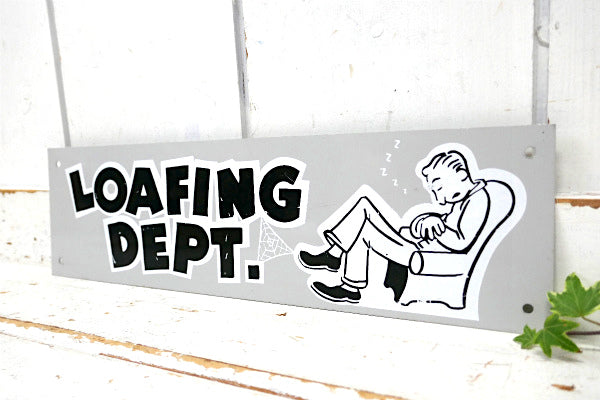 LOAFING DEPT アメリカンジョーク US ヴィンテージ・サイン・看板・ミッドセンチュリー