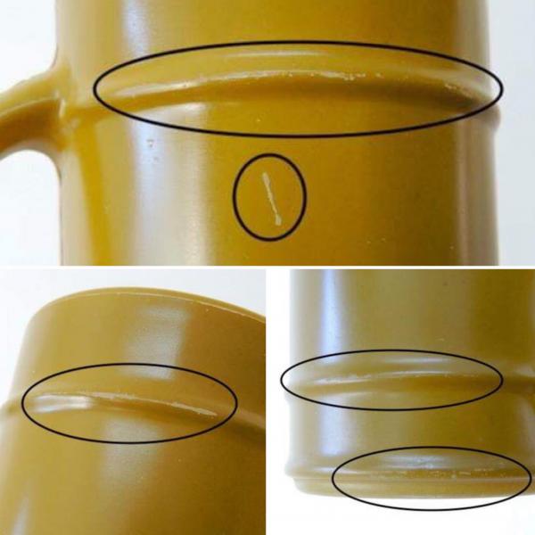 【Fire King】ファイヤーキング・オリーブグリーン・カーキ・緑・バレルマグ・レンジャーマグ