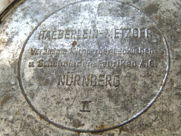 ドイツ製・ニュルンベルク・伝統菓子レープクーヘン・アンティーク・ティン缶/菓子缶