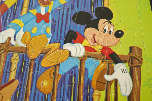 ディズニーランド ミッキー&フレンズ 1963年 ヴィンテージ パズル おもちゃ TOY インテリア