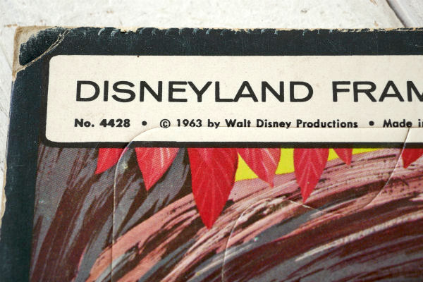 ディズニーランド ミッキー&フレンズ 1963年 ヴィンテージ パズル おもちゃ TOY インテリア
