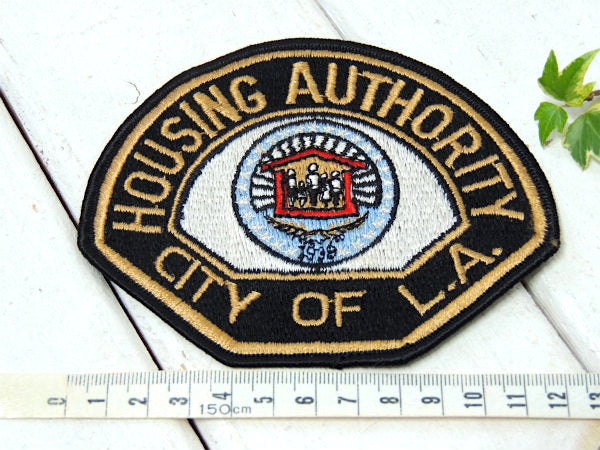 カリフォルニア・ロサンゼルス市住宅公社・HACLA・デッドストック・ヴィンテージ・刺繍ワッペン