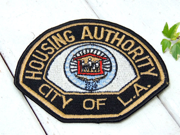 カリフォルニア・ロサンゼルス市住宅公社・HACLA・デッドストック・ヴィンテージ・刺繍ワッペン