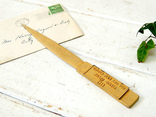 GLENN CORBETT・1968・アドバタイジング・ビンテージ・ペーパーナイフ・ステーショナリー