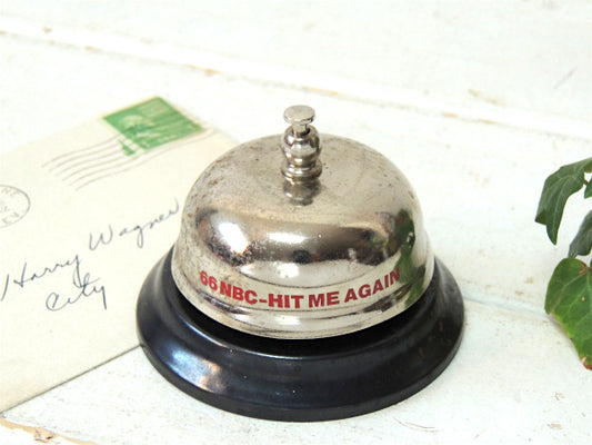 【66・NBC】アドバタイジング・ヴィンテージ・卓上コールベル・呼び鈴・USA