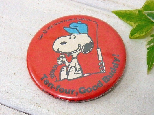 【1958 スヌーピー/MADE IN USA】ヴィンテージ・缶バッジ