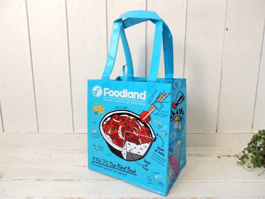 【FOODLAND】ポケ柄・ハワイ限定・フードランド・エコバッグ・ショッピングバッグ