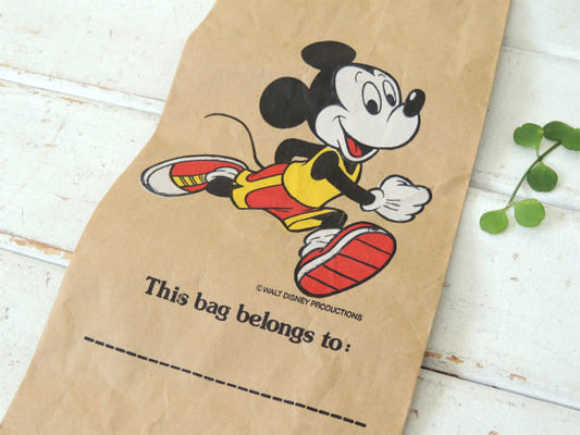 【ミッキーマウス】ヴィンテージ 紙袋 ペーパーバッグ パッケージ ディズニー USA