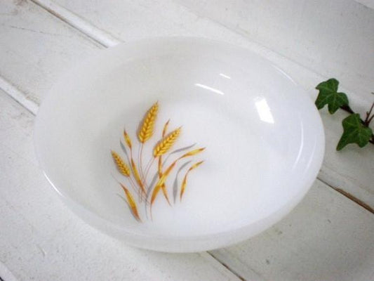 FireKing Wheatウィート・スーププレート・ボウル