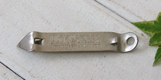 LUCKY LAGER ヴィンテージ・ボトルオープナー・栓抜き・USA キャンプ&アウトドア