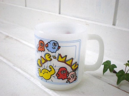 【グラスベイク】Glasbake・パックマン・PAC-MAN・ヴィンテージ・マグカップ USA