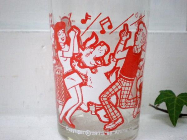【USA・アーチーズコミック】シリーズ・70's・ヴィンテージ・グラス