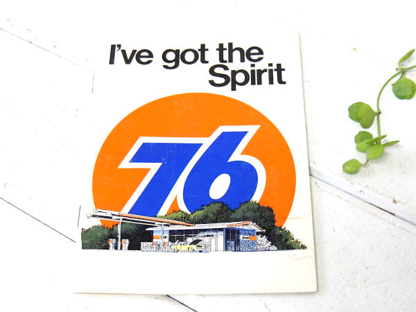 1970's Union 76 オイルカンパニー　ヴィンテージ・ステッカー・印刷物 カリフォルニア　76 Oil Company of California