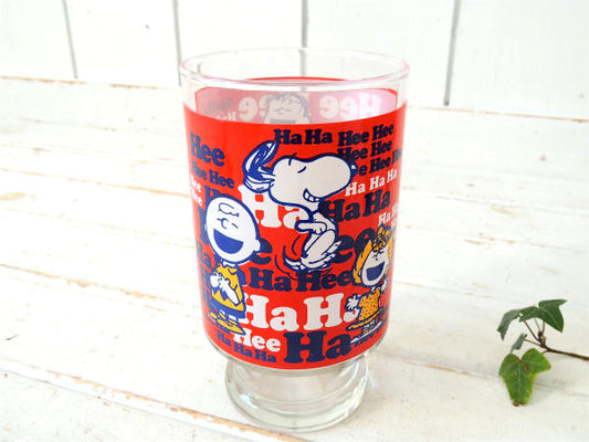 【スヌーピー】ピーナッツの仲間たち・1965年・ヴィンテージ・ビッググラス・タンブラー USA