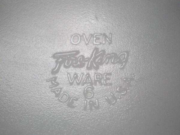 ファイヤーキング 花柄 プリムローズ ヴィンテージ オーバルプレート 食器 皿 USA