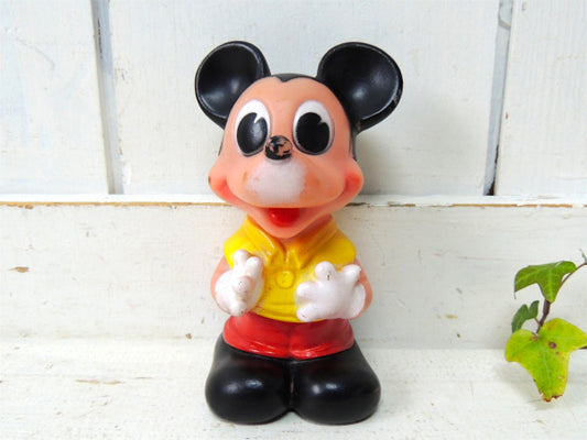 ミッキーマウス イタリア製 スクイーキー・60's ヴィンテージ・ラバードール・人形・オモチャ