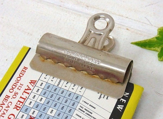 ボストン BOSTON CLIP No.3 スチール製 ヴィンテージ クリップ ペーパークリップ USA